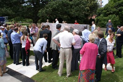 Unveiling the mosaic in Poole's Town Park