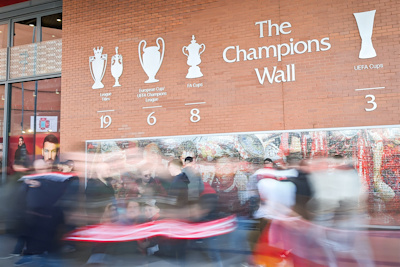 Liverpool FC's Champions Wall